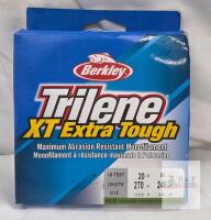 NEW Berkley Trilene XT Extra Tough 20lb Monofilament Fishing Line, 270yd, Low-Vis Green,