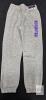 NEW GAP Heather Gray Joggers - XS, Elastic Waist & Cuffs, Side Pockets, Cotton Blend, New with Tags