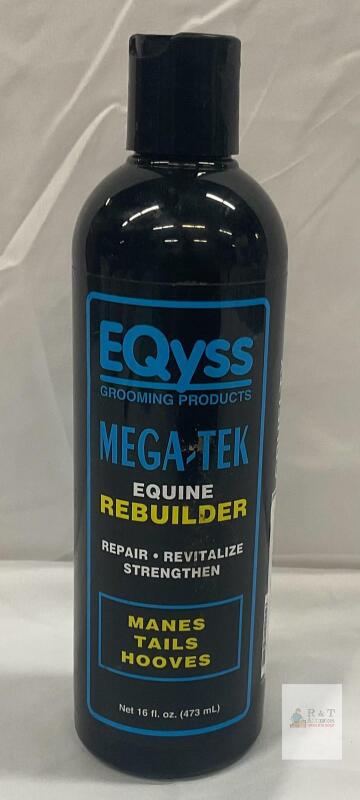 NEW EQyss Mega-Tek Equine Rebuilder 16 fl oz Conditioner for Manes, Tails, Hooves, Pet Safe