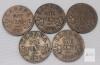 1909 - 1935 Canadian Large & Small One Cent Pennies . Large : 1909 , 1910 , 1916 , 1918 , 1920 . Small : 1920 , 1929 , 1932 , 1933 , 1935 . Ten (10) Coins - 3
