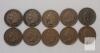 1900 - 1905 USA Indian Head One Cent Pennies . 1900 , 1901 &times;2 , 1902 &times;2 , 1903 &times;3 1904 & 1905 . Ten (10) Coins