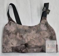NEW Adidas Light Support Sports Bra XS A-C Tie-Dye Recycled Material Pullover