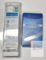 NEW Philips Sonicare C2 HX9023/65 Brush Heads (3-pack) & Pdoo Teeth Whitening Strips (28ct)