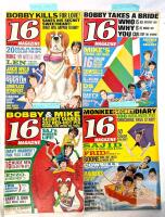 1968-1969 Lot of 16 Magazine Teen Celebrity Issues, Bobby Sherman, Monkees, Mod Squad, Pin-Ups