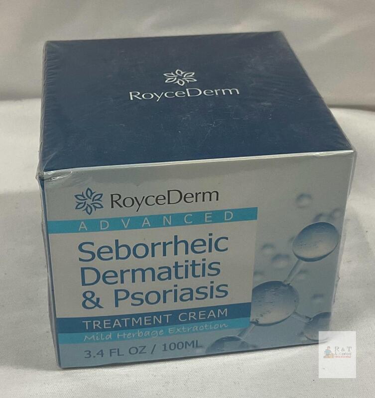 NEW RoyceDerm Advanced Seborrheic Dermatitis & Psoriasis Treatment Cream 3.4 fl oz (100ml) X003W4WNY3