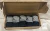 NEW 2403A Women's Ankle Socks, Black/Gray, Size 6-9, 5 Pairs, 80% Cotton, Lycra Blend