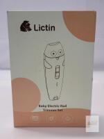 New Lictin Baby Electric Nail Trimmer Set, 10 Grinding Heads, BPA-Free, Low Noise, Batch NN001