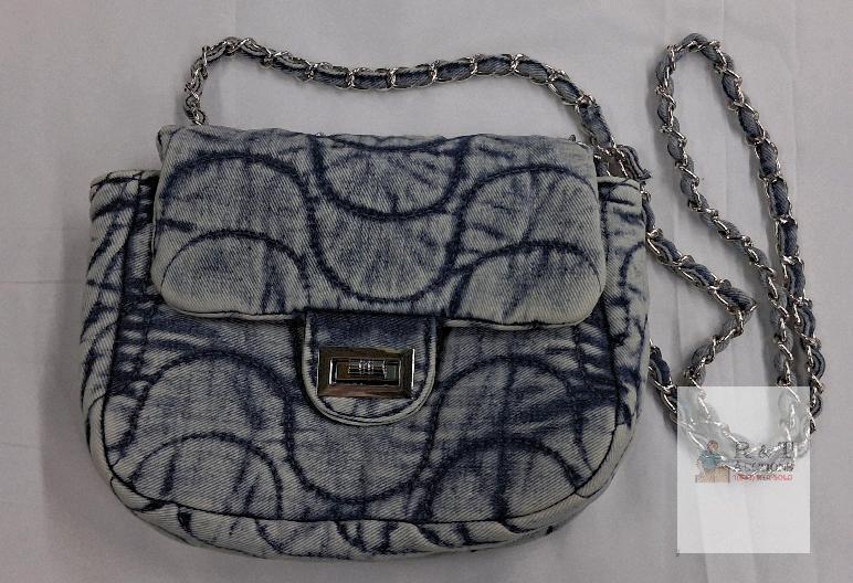 NEW Blue Denim Shoulder Bag