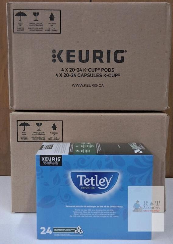 [BB 04-12-25] 2 New 4x24 Cases of Tetley Tea Keurig K-Cups