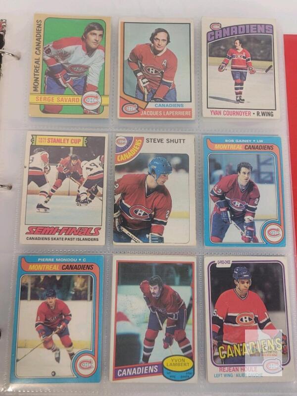 1972 - 2024 Montreal Canadians NHL Hockey Trading Card Singles , 207 Trading Cards