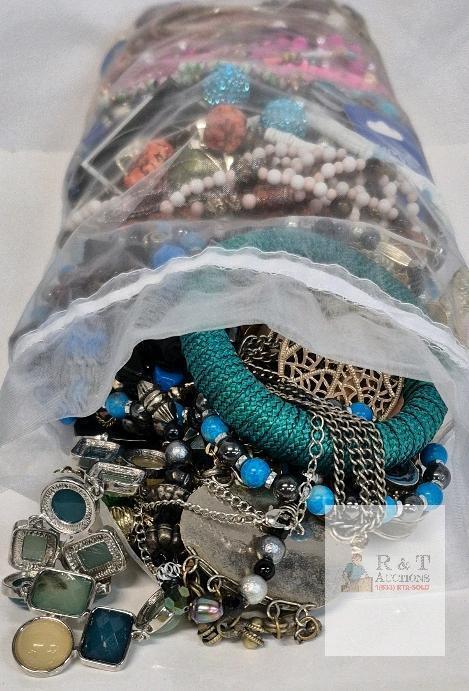 Large Bag of Jewelry - Jewelry is Ready to Wear