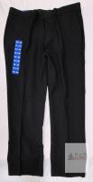 NEW Haggar Men&rsquo;s Dress Pants 36x30, Straight Fit, Black, Flat Front, 4 Pockets