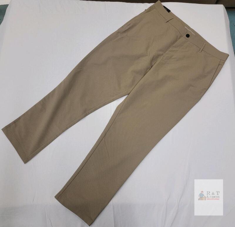 NEW Banana Republic Men&rsquo;s Khaki Dress Pants 36x30, Button Zip