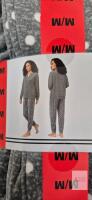 NEW Nautica 2-Piece Women&rsquo;s Sleepwear Set, Medium, Grey Polka Dot, Pullover Top & Pants, 95% Polyester