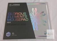Glorious Elements Ice XL Gaming Mouse Pad &ndash; Black, Glass-Infused, 17"x15", Fast Glide