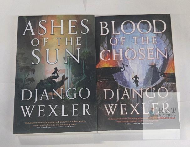 Burningblade & Silvereye Vol 1-2 Ashes of the Sun, Blood of the Chosen, Django Wexler, Orbit PB Set
