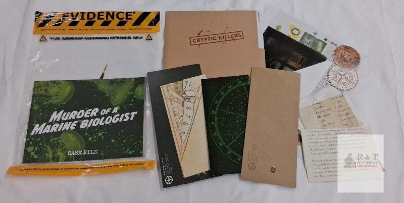 Murder of a Marine Biologist Case File by Cryptic Killers &ndash; Immersive Murder Mystery Game Kit