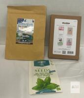 Butterfly Pea Tea 50g, Minigarden Organic Genovese Basil Seeds 5g, Shoebox 16-Card Mother&rsquo;s Day Set