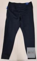 NEW Danskin Classic Ankle Leggings L/G, Black, 25" Inseam, Polyester Spandex Blend, Pull-On