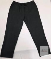 NEW 32 Degrees HEAT Textured Pant, Large, Charcoal Heather, Cotton Blend, Elastic Waist, Drawstring
