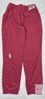 NEW Merrell XS Women's Burgundy Hiking Pants, Elastic Waist, Polyester Stretch, Cargo Pockets, Reflective