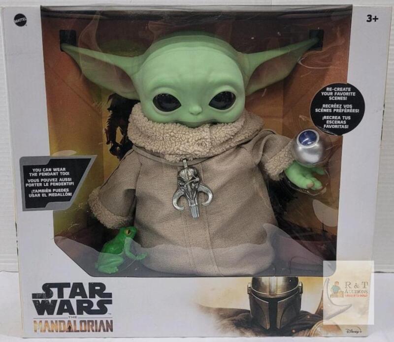 NEW Star Wars Mandalorian The Child Grogu 11" Figure by Mattel with Accessories, Boxed, Item 1437776