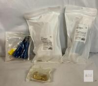 FaSoLa Magnetic 3-Hook Hangers (2 Packs), Drill Wire Twisters, Brass Elbow Fitting, Mixed Lot, NIP