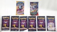 Pokemon & Disney Lorcana Booster Pack Lot: Temporal Forces, Trick or Trade, Into the Inklands