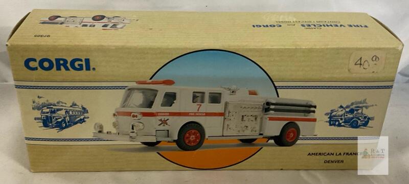 Corgi 1:50 American LaFrance Denver Fire Rescue Die-Cast Model #97325, Boxed, 1993