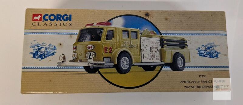 Corgi Classics 97393 American LaFrance Pumper Wayne Fire Dept 1:50 Die-Cast Model with Box