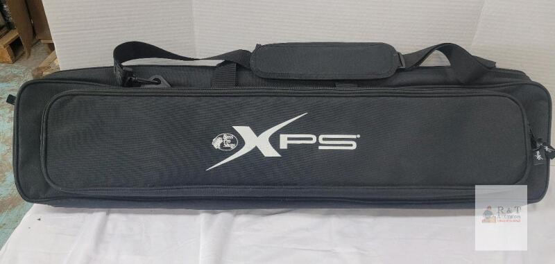 Bass Pro Shops XPS Soft Fishing Rod Case, 45" Black, Dual Compartments, Shoulder Strap