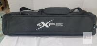 Bass Pro Shops XPS Soft Fishing Rod Case, 45" Black, Dual Compartments, Shoulder Strap