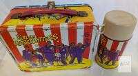 Harlem Globetrotters 1979 Aladdin Metal Lunch Box with Matching Thermos, USA, Cartoon Graphics
