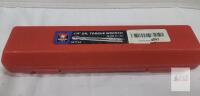 Neiko 03714A 1/4" Drive Click-Type Torque Wrench, 20-200 in-lbs, with Case, Chrome Vanadium