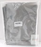 Grey Silver Satin Pillowcases, 4-Pack (2 Pairs), 20"x30", HLJ-99680-ZST, X004IVTKPT, New,