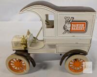 Ertl Replica 1905 Ford Delivery Bank, Danish Bakery, Die-cast, 1:25 Scale, #30817, USA Made