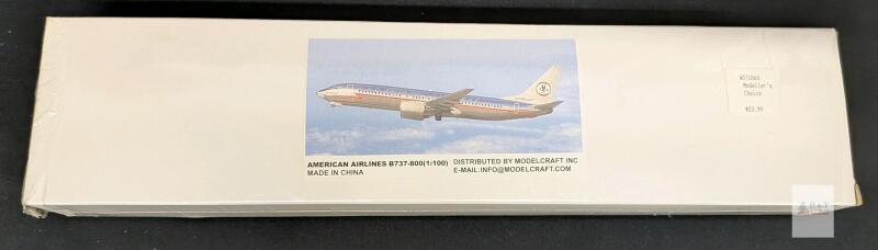American Airlines Boeing 737-800 1:100 Scale Model Kit by Modelcraft WST1060 Astrojet Livery