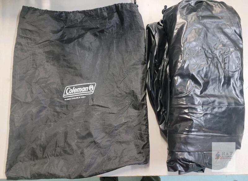Coleman / Outbound Queen Double High Camping Air Mattress w/Travel Bag - Untested