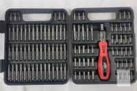 SKIL APPROX 70-Piece Ratcheting Screwdriver and Bit Set with Case, Multi-Bit & Torx, Red/Black Handle