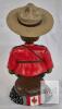 NEW NO BOX Noddingheads Royal Canadian Mounted Police (RCMP) Beaver Bobble Head 6.5" Tall - 3