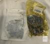 Gothic Skeleton Heart Keychain & Ornament Lot, Candy Cane Metal Craft Die, 19+ pcs, New in Bags - 3