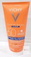 NEW Vichy Capital Soleil UV Sport SPF 60 Sunscreen 200ml, Broad Spectrum, Water Resistant, Exp 03-2026