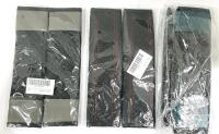 TSUGAMI Car Seat Belt Shoulder Pad Covers, PU Leather, 2-Piece Sets, Black/Red, Gray, Dark Green