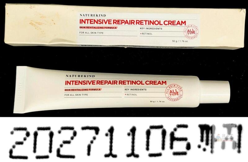 2 Naturekind Intensive Repair Retinol Cream 1.76 oz (50 g) All Skin Types Exp 2027-11-06 Korea