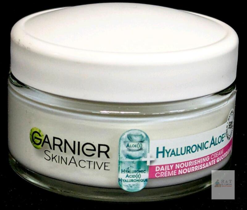 Garnier SkinActive Hyaluronic Aloe Daily Nourishing Cream 50ml, Batch 28Y402, Glass Jar