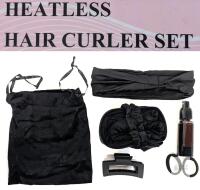NEW ZILAMPU Heatless Hair Curler Set Black &ndash; Satin Curling Rod, Accessories, Original Box, X003YBWVJL