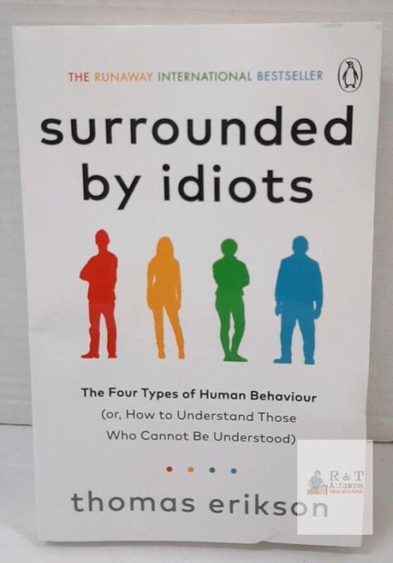 Surrounded by Idiots by Thomas Erikson, Paperback, ISBN 978-1-78504-218-8, Penguin, 304 Pages MAY show signs of handling such as light creasing, edge wear, or marks see photos for condition