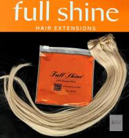 NEW Full Shine 18" 50g 100% Human Hair Weft Extensions, Blonde #P18/613, Straight Sew-In Bundle
