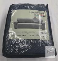 NEW XINEAGE Stretch Sofa Slipcover, Dark Grey, For 72&ndash;92" Sofas, Jacquard Fabric, Model X003Q5G01Z