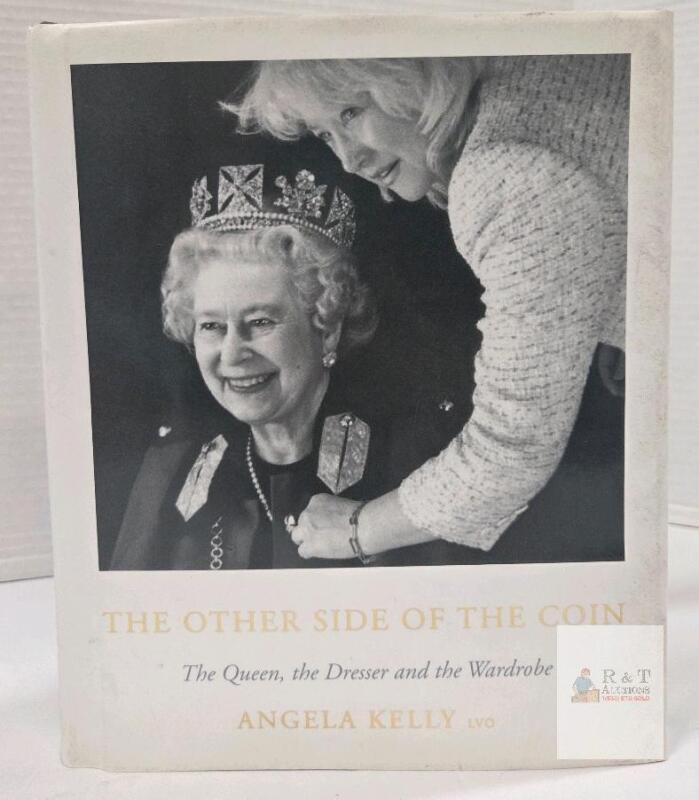 Angela Kelly "The Other Side of the Coin" Hardcover, Harper, 2019, Queen Elizabeth II Wardrobe<br/>MAY show signs of handling such as light creasing, edge wear, or marks see photos for condition
